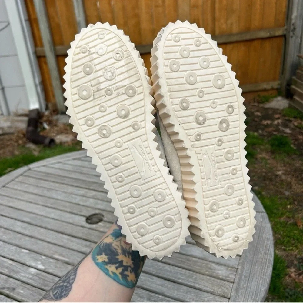 Voile Blanche‎ Luna Leather Fur Trim Sneaker Bootie Boots Size 40 / Size 10